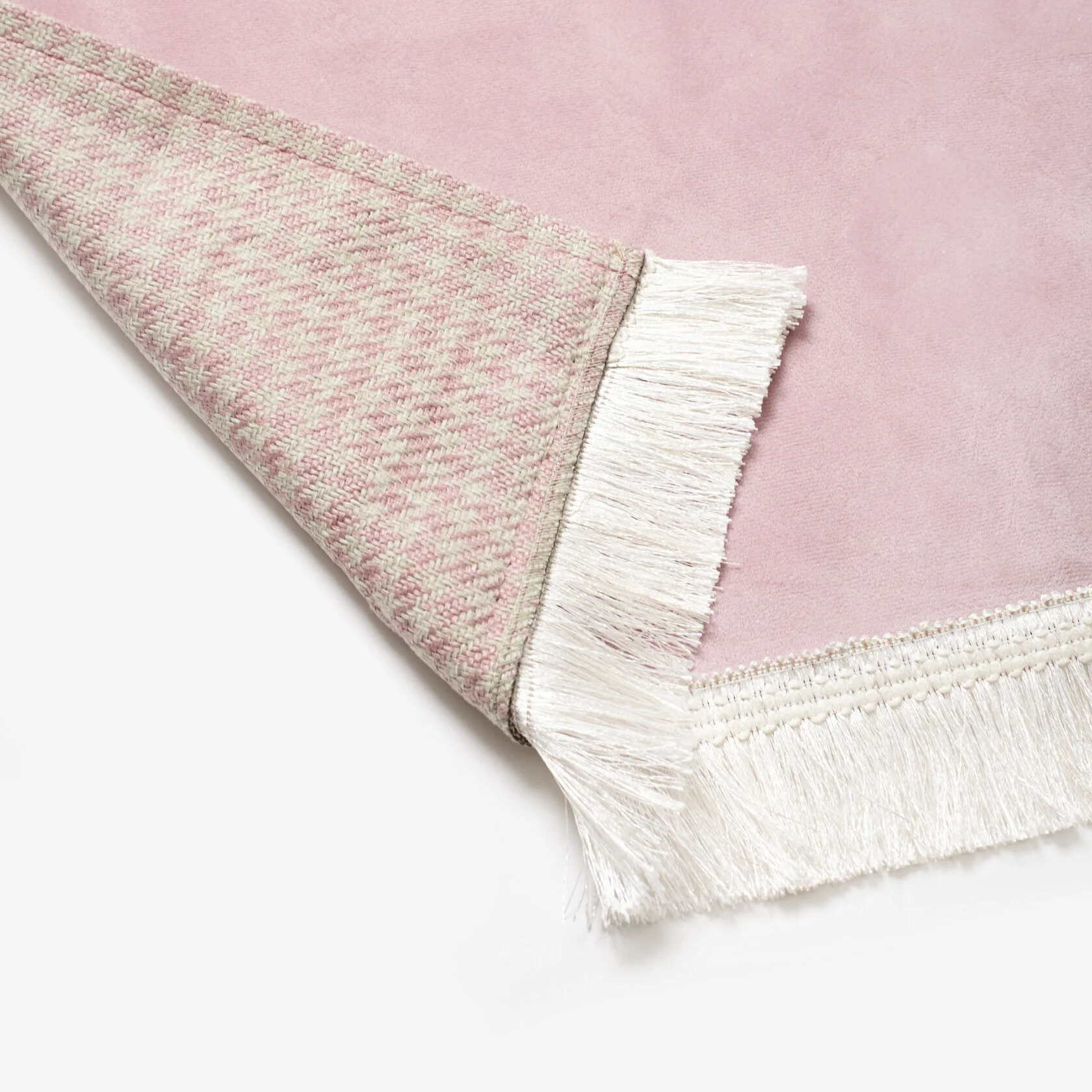 Kids' Soft Velvet Prayer Mat – Pink