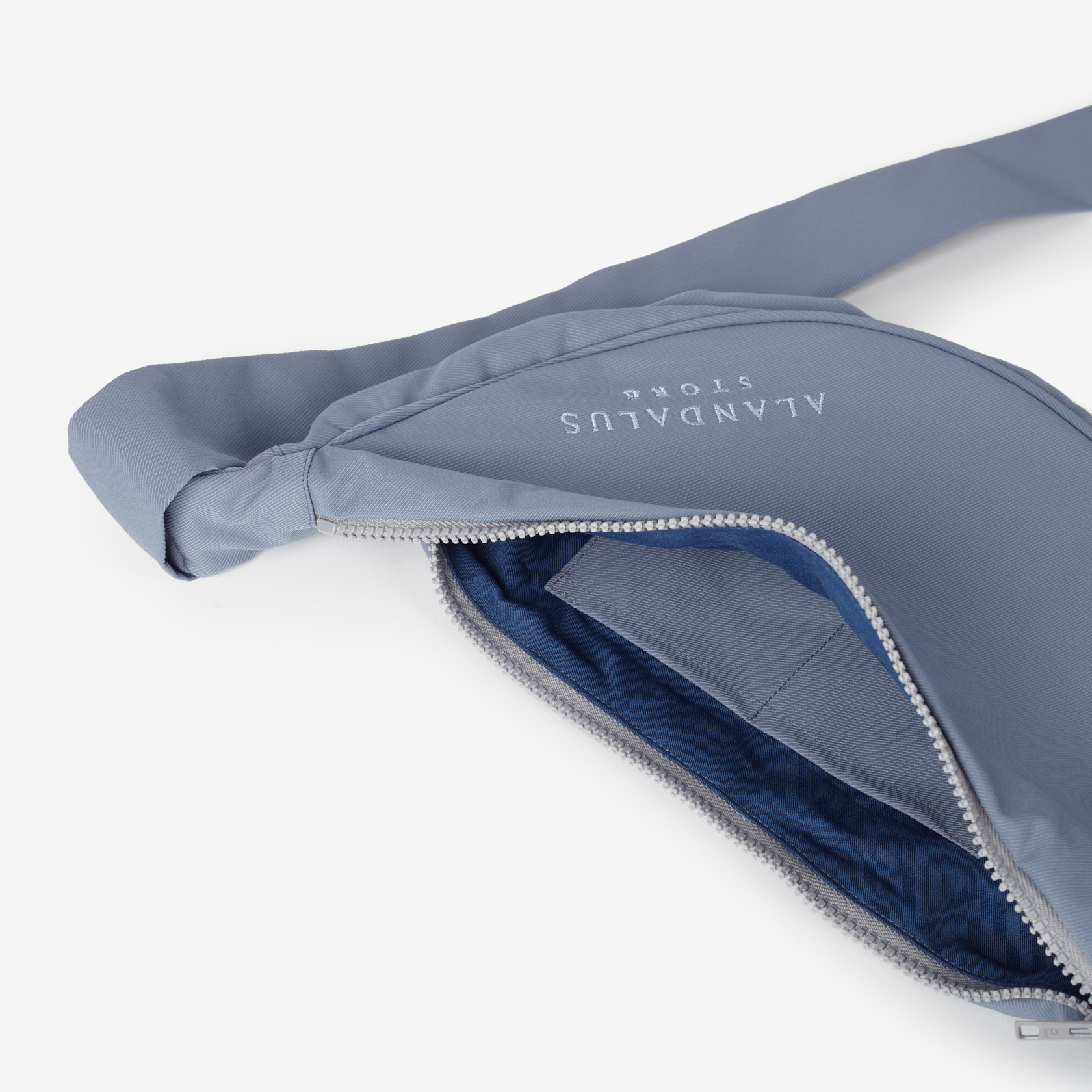 Crescent Crossbody Prayer Sling Bag – Blue