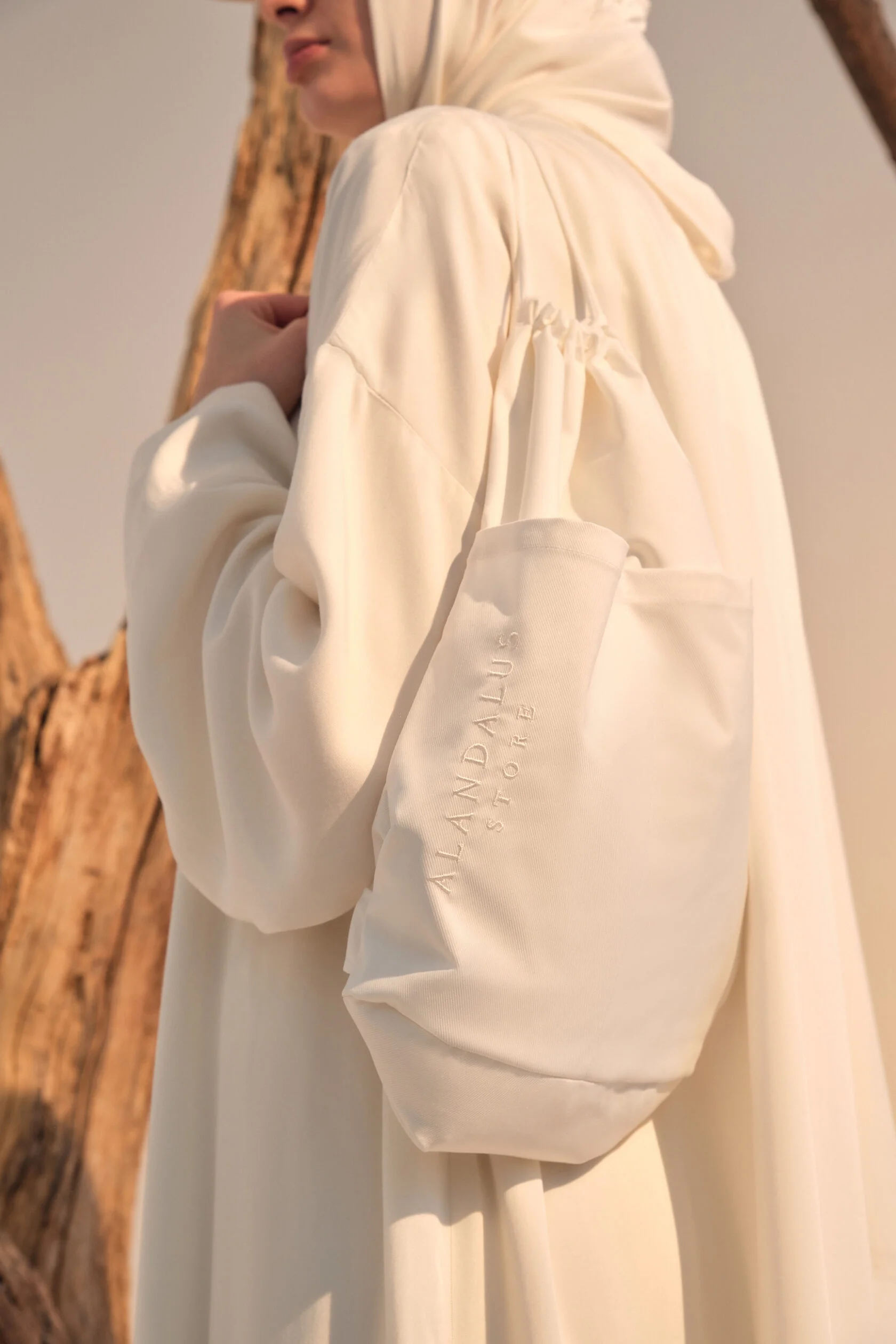Two-Piece Prayer Set – Cream White